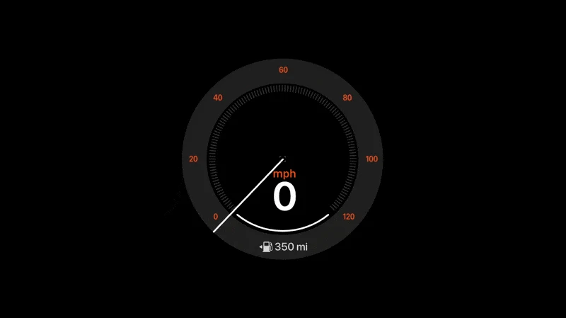 Speedometer project preview